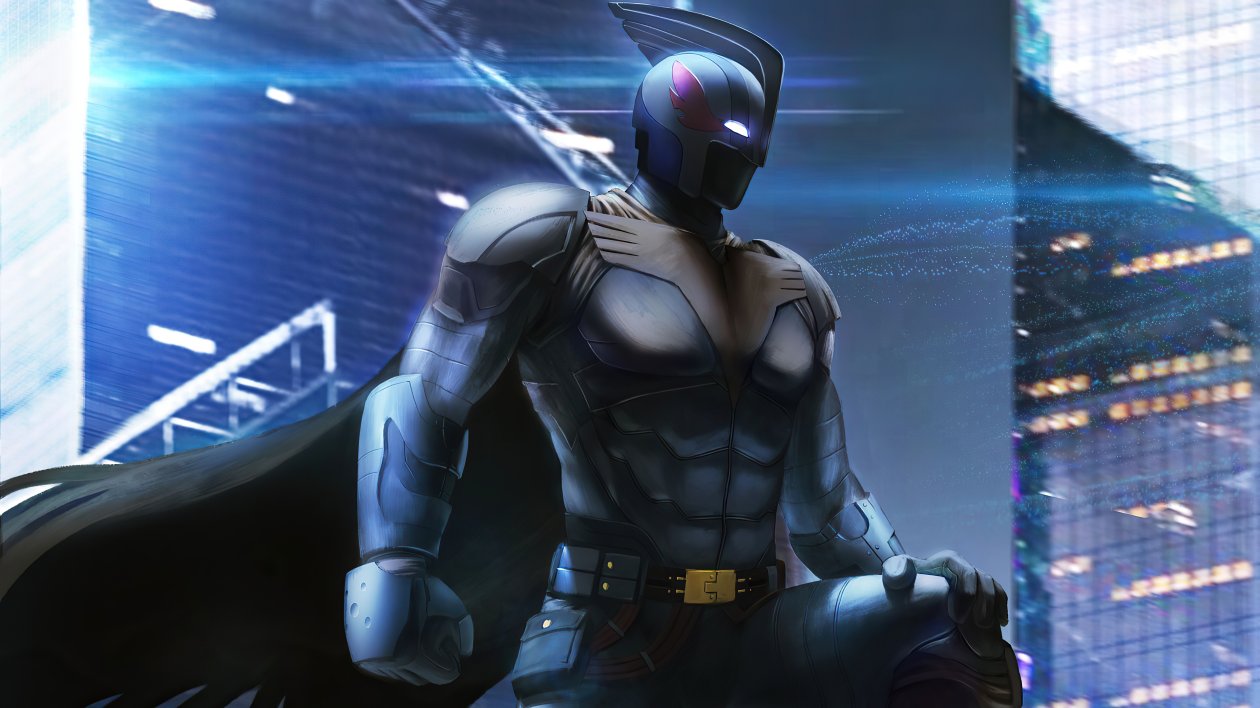 Blue Pheasant Batman 4k