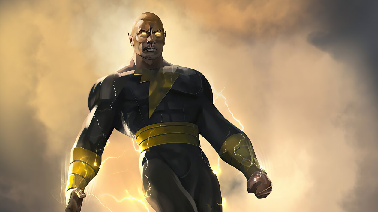 4k Black Adam Rock 2020
