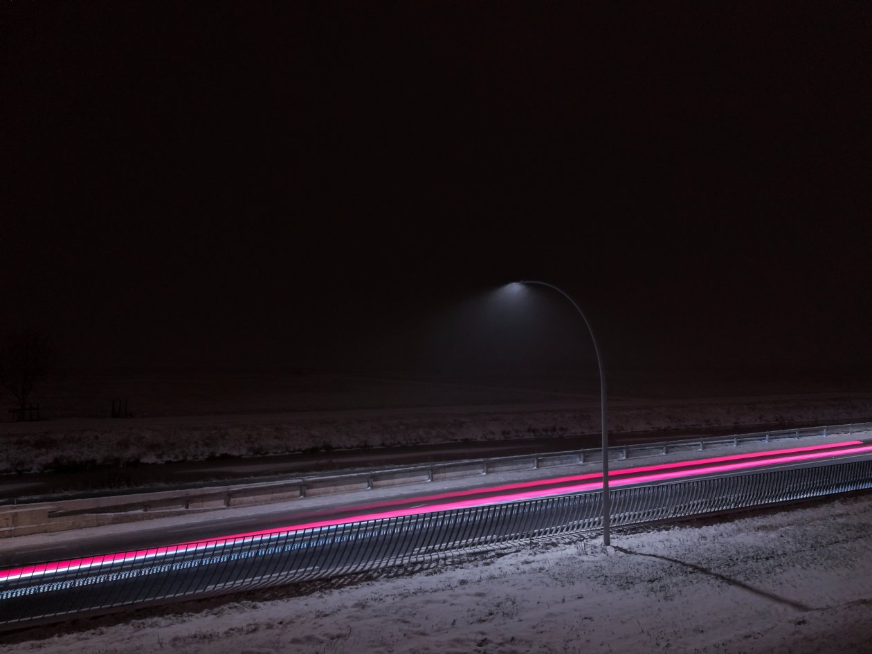 Long Exposure Light Highway