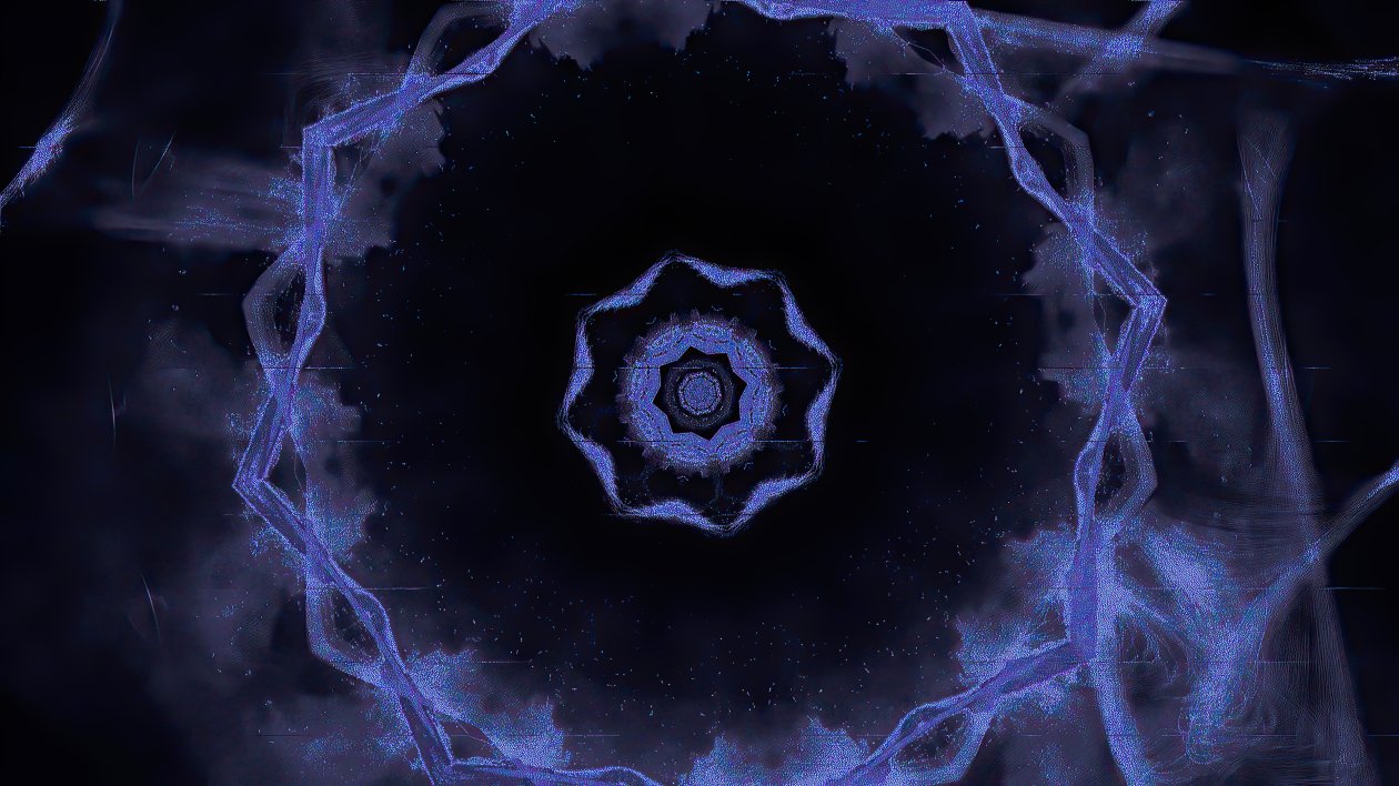 Glitch Abstract Shape 4k