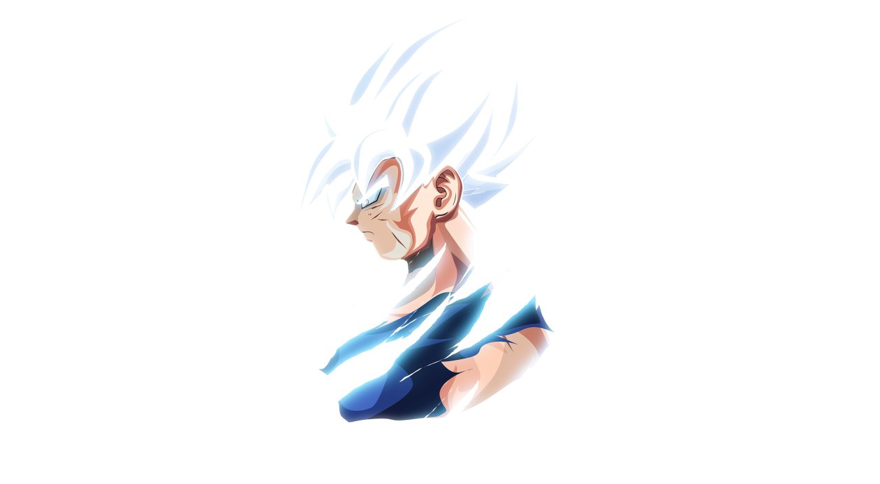 Goku Ultra Instinct Dragon Ball Minimal 4k