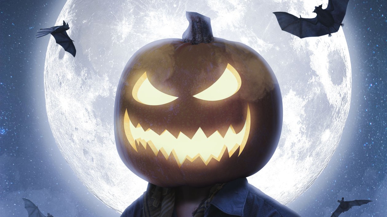 Halloween Mask Boy 4k