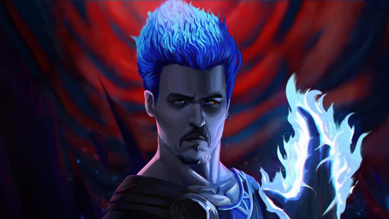 Jonny Depp As Hades 4k