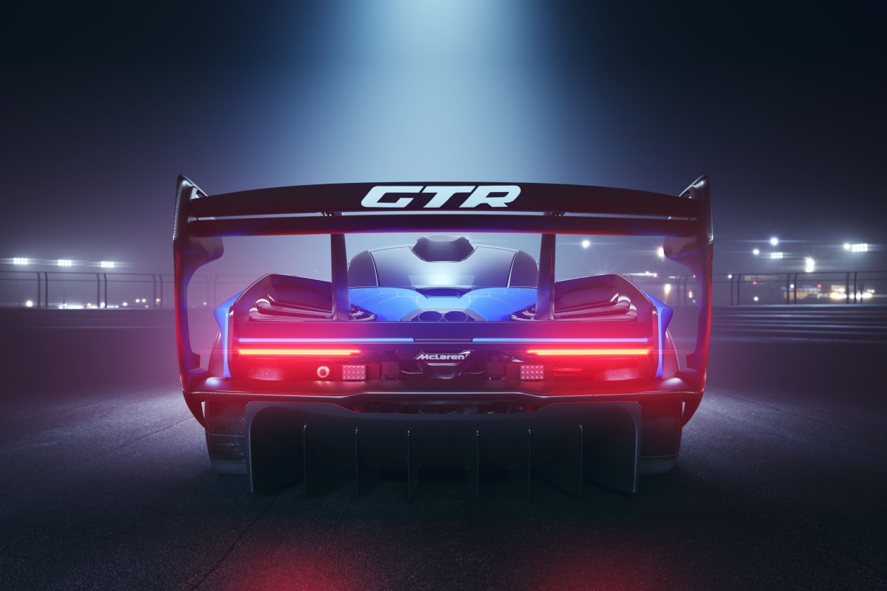 2019 McLaren Senna GTR Rear View