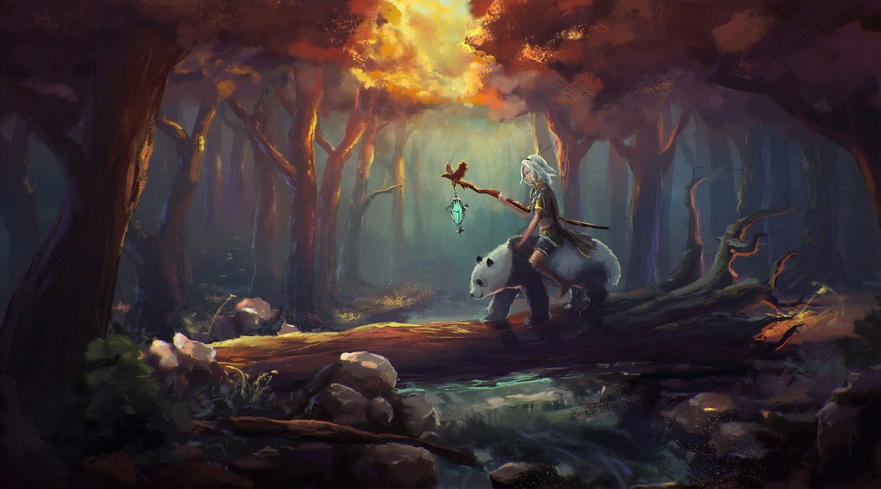 Panda Journey Forest 4k