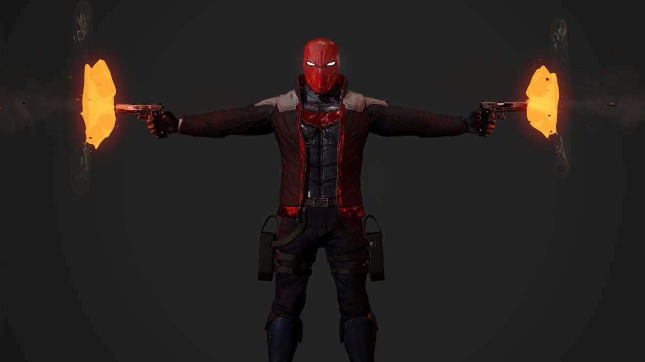 Red Hood Jason Todd Guns 5k