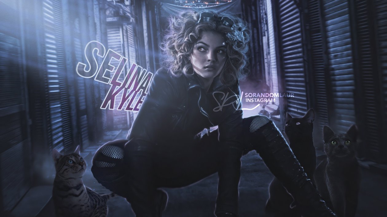 Selina Kyle As Catwoman In Gotham Fanart 4k
