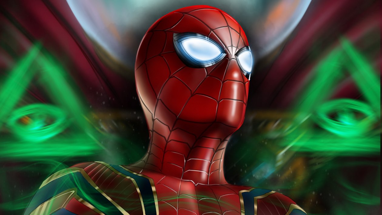 Spiderman Mask Eye Art