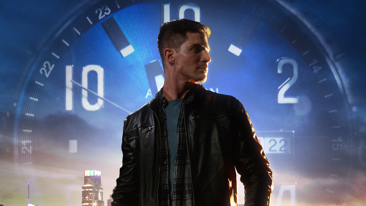 Man Behind Clock