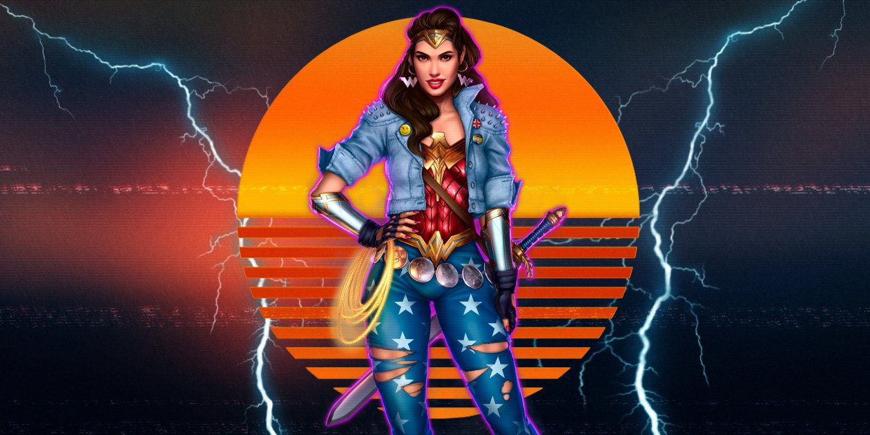 5k Wonder Woman Artwork