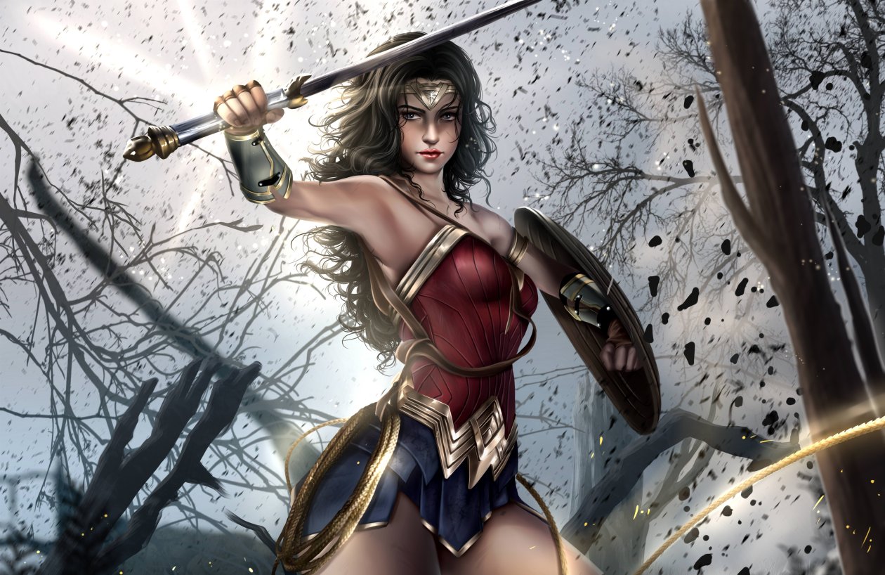 Wonder Woman 4k Digital Artwork