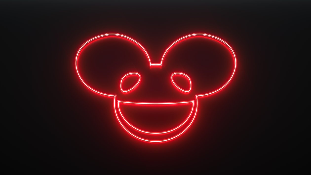 Deadmau5 Neon Logo 4k