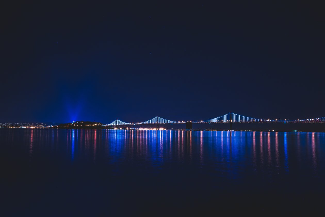 Bridge Night Reflection