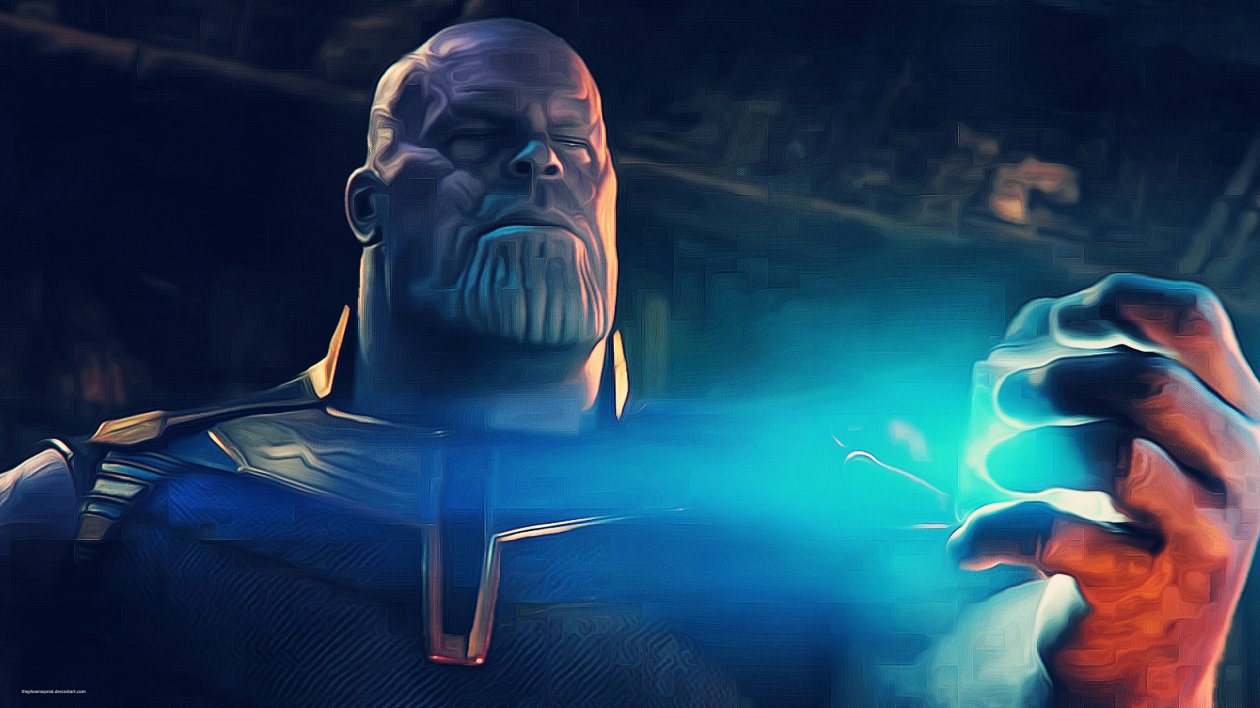 Thanos Breaking Tesseract Avengers Infinity War 2018