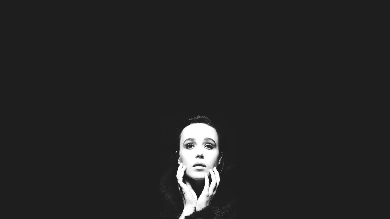 Ellen Page Monochrome