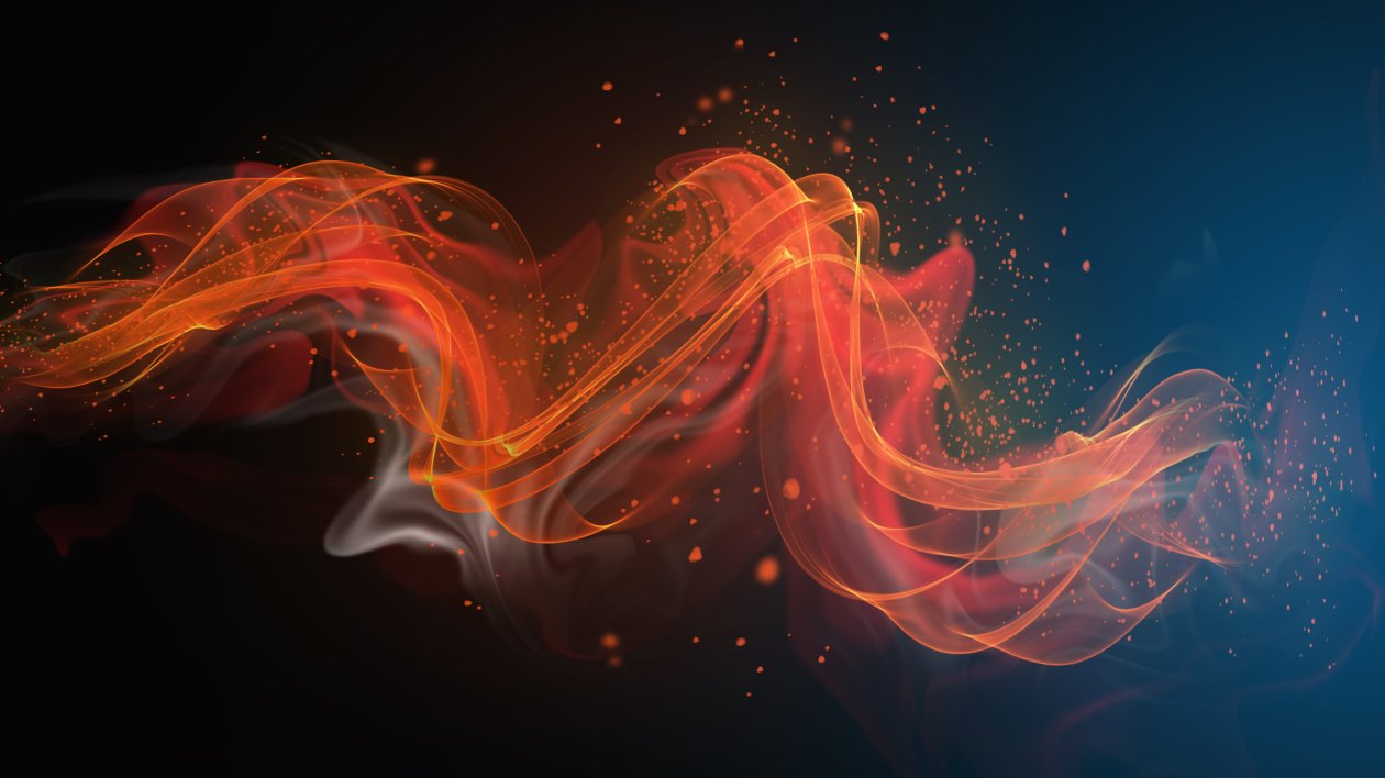 Color Wave Abstract 4k