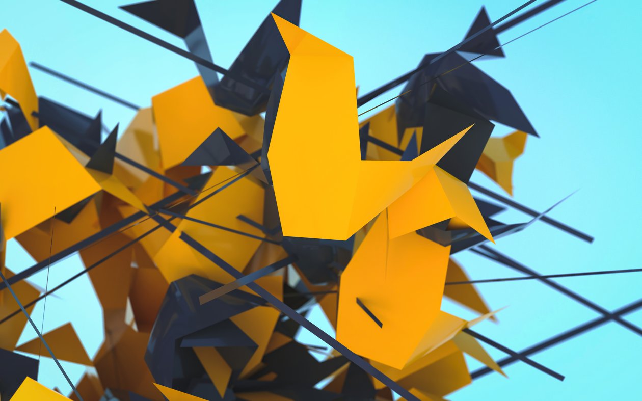 Abstract Geometry 3d Shapes 5k