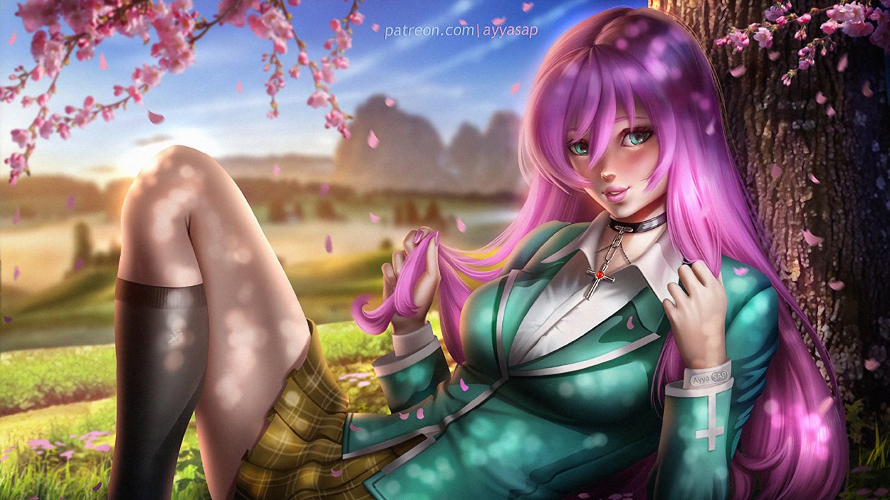 Moka Akashiya Anime Girl