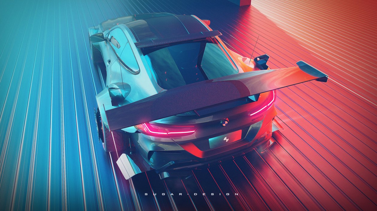 BMW M850 Digital Art 4k
