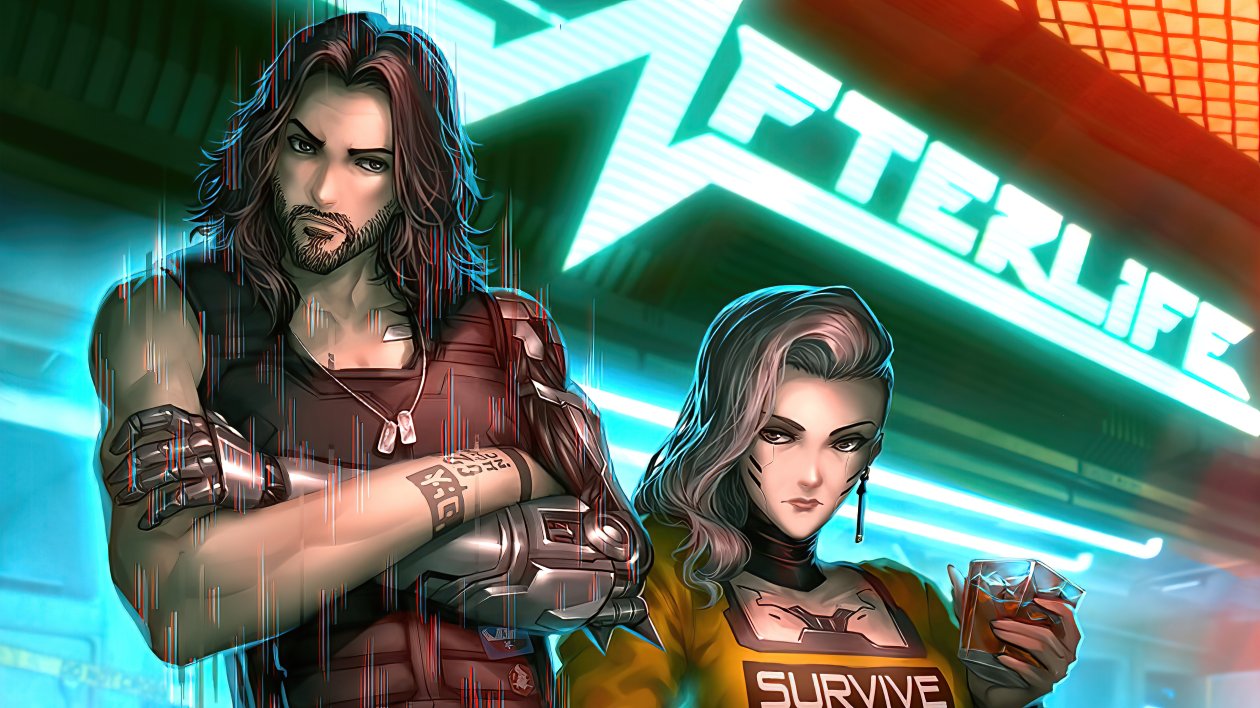 Cyberpunk 2077 Afterlife Royals 4k
