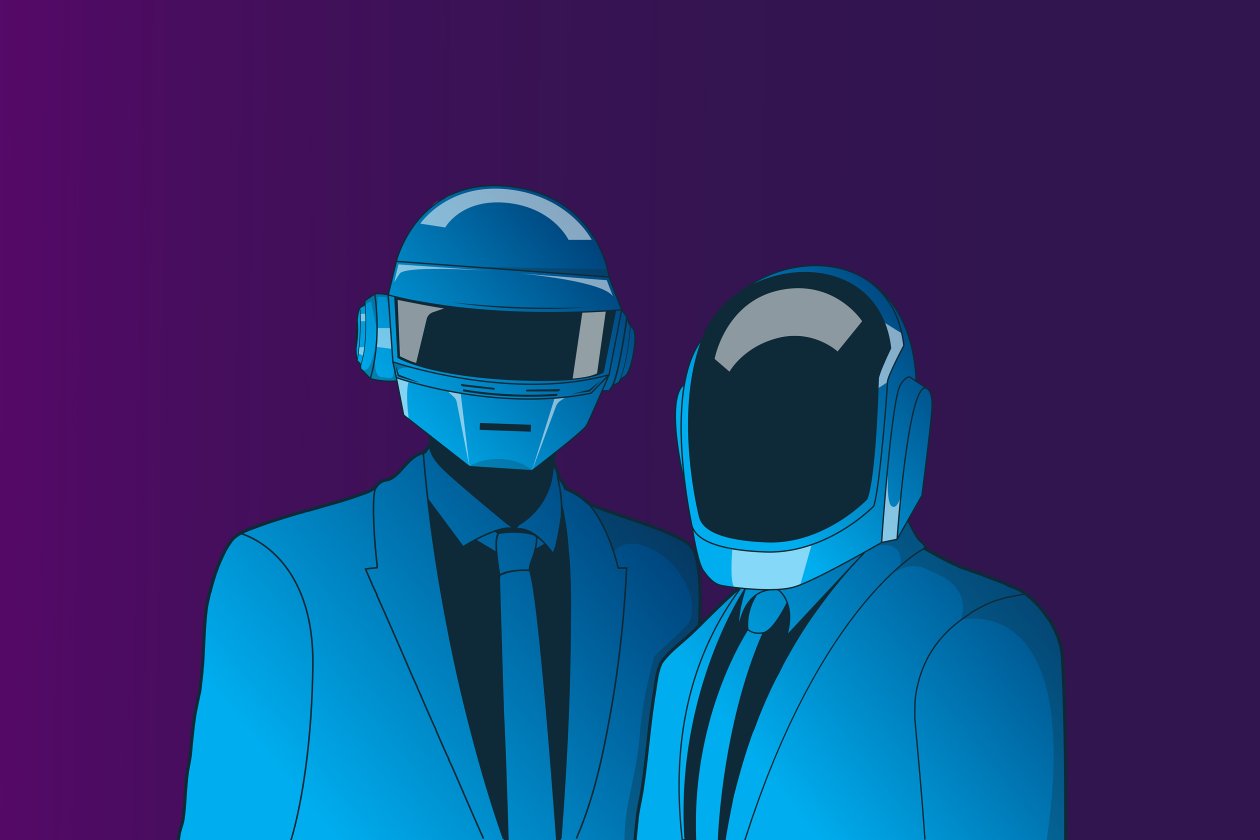 Daft Punk Art 4k