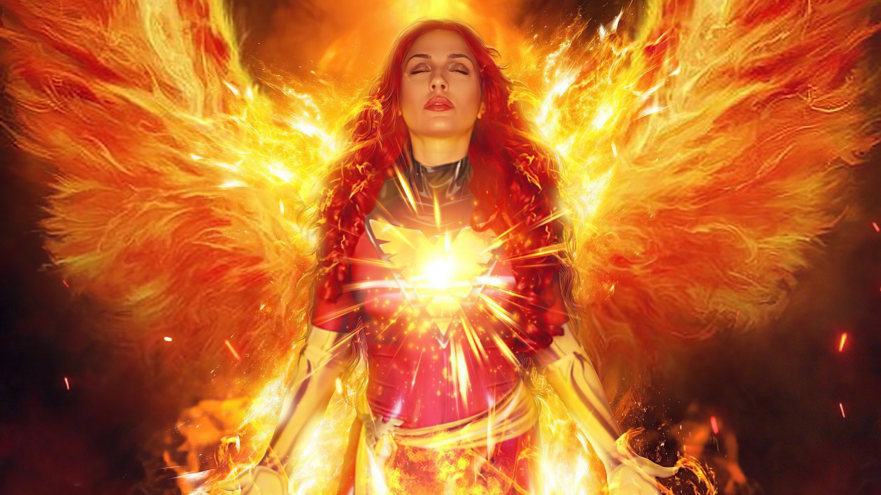 Dark Phoenix Cosplay 4k
