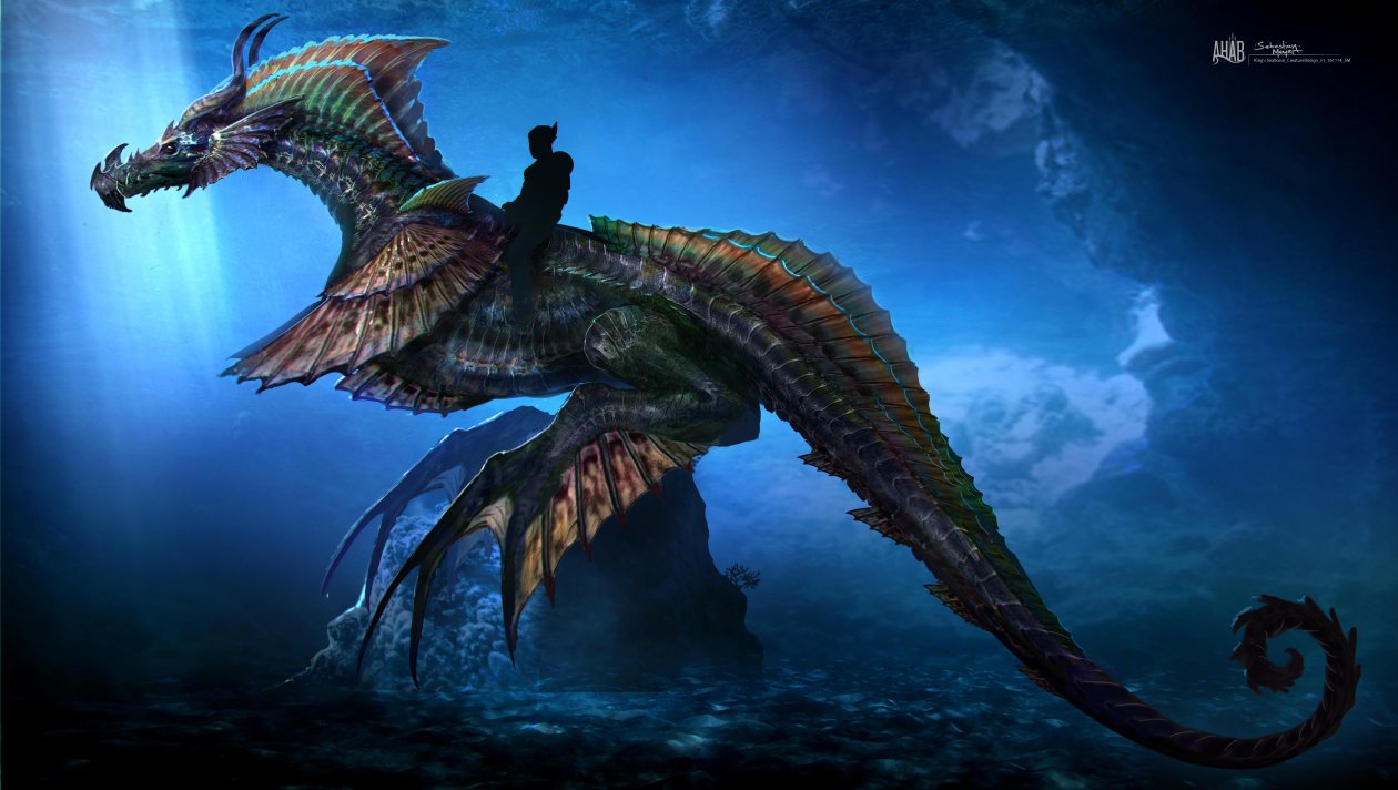 Aquaman Sea Dragon Concept Art 10k