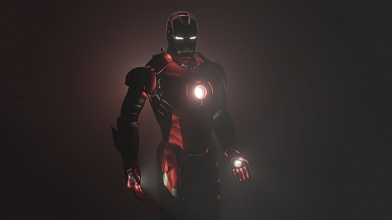 Iron Man Dark 4k
