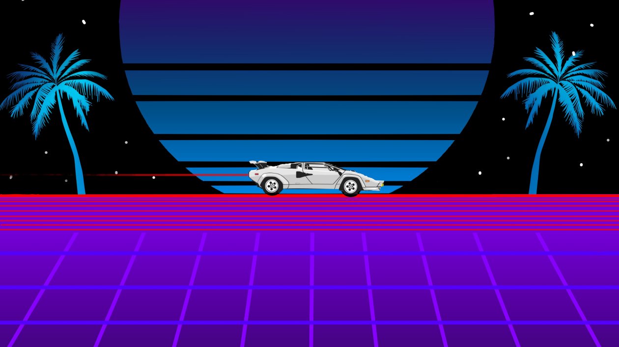 Lamborghini Countach Retro