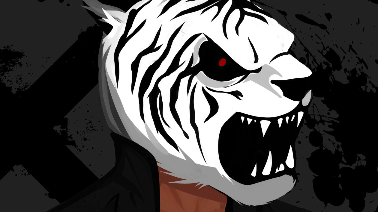 Lion Face Abstract 4k