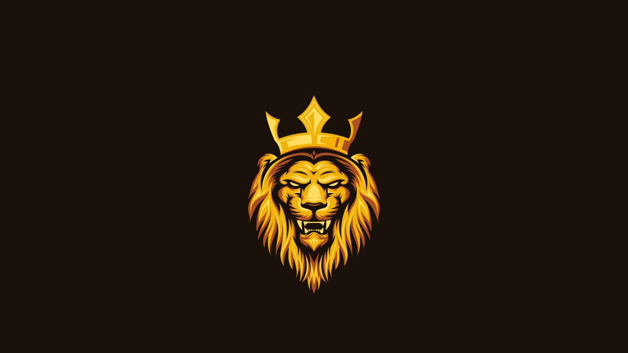 Lion King Minimal 4k