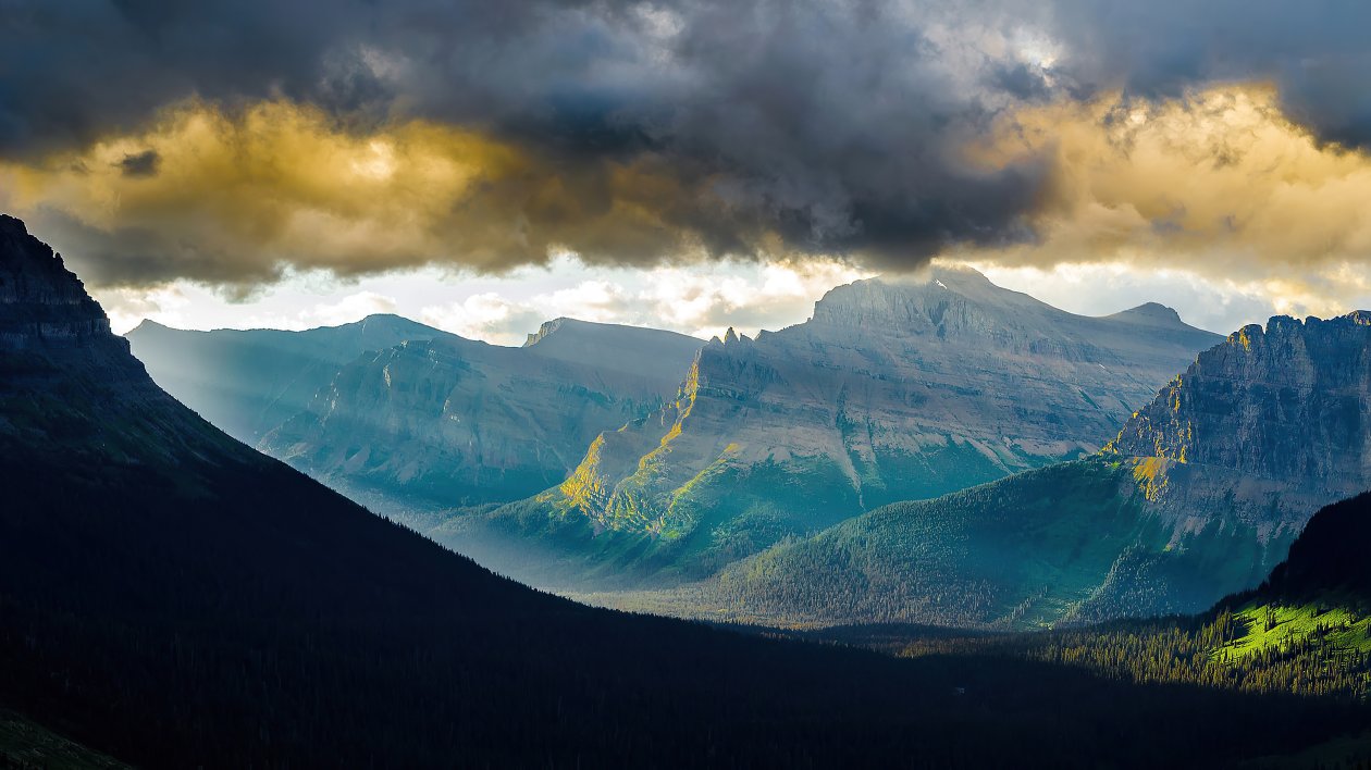 Mountains Cliff Clouds 4k