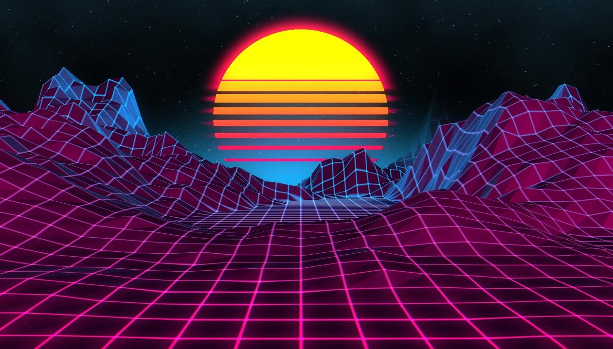 Retro Sunrise 4k