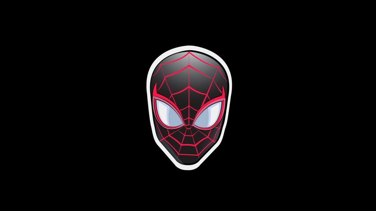 Spiderman Sticker Minimal Badge 5k