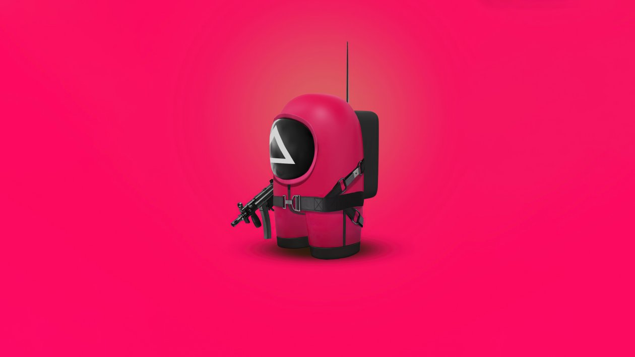 Squid Game Minimal 4k