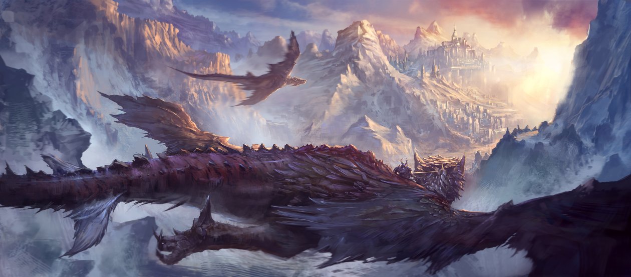Dragon Fantasy Artwork 5k