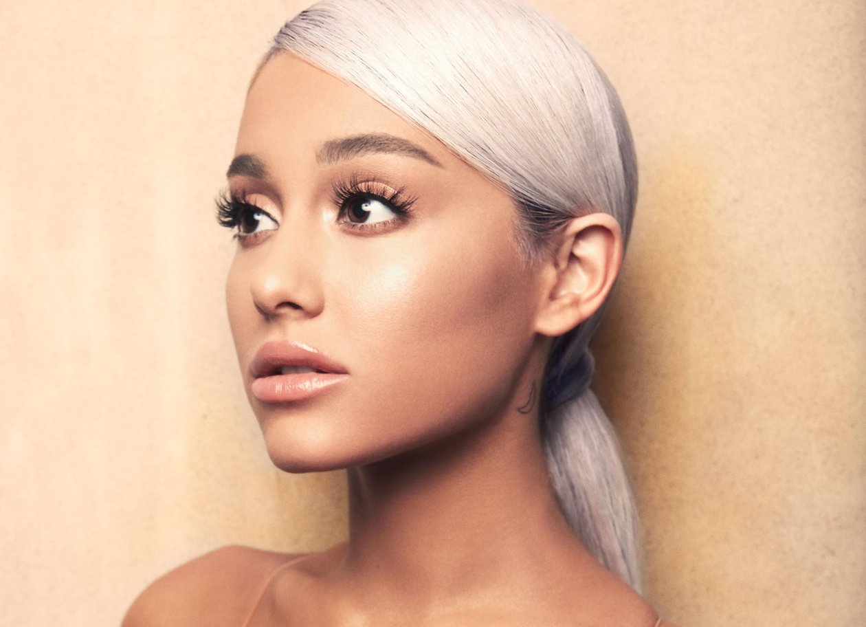 Ariana Grande Face Portrait 4k