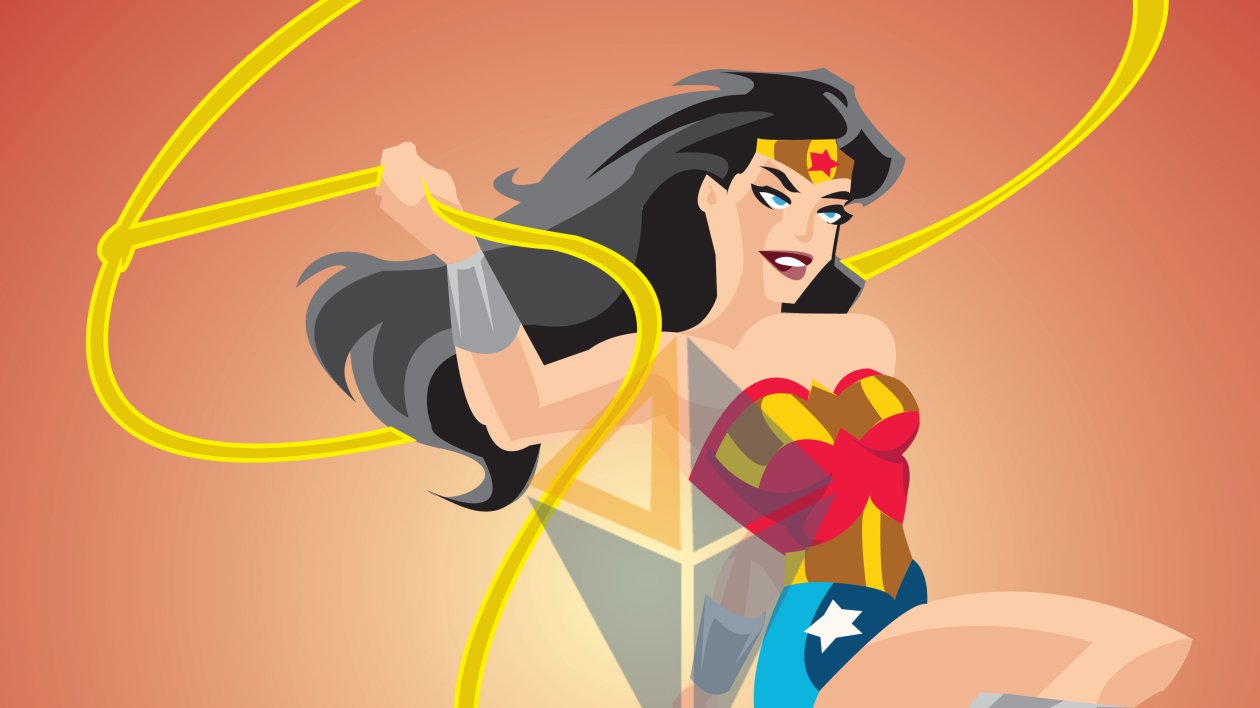 Wonder Woman Vector Art 4k