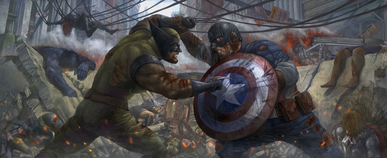 Captain America Vs Wolverine