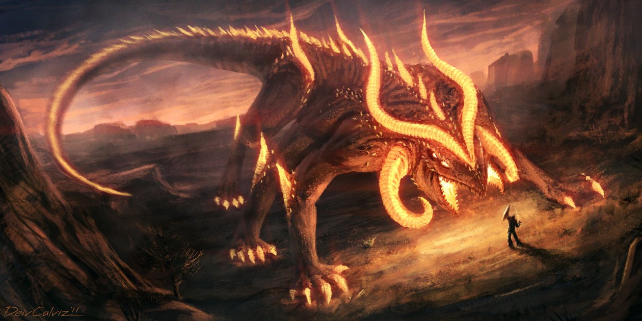 Fire Colossus Pyrius Artwork