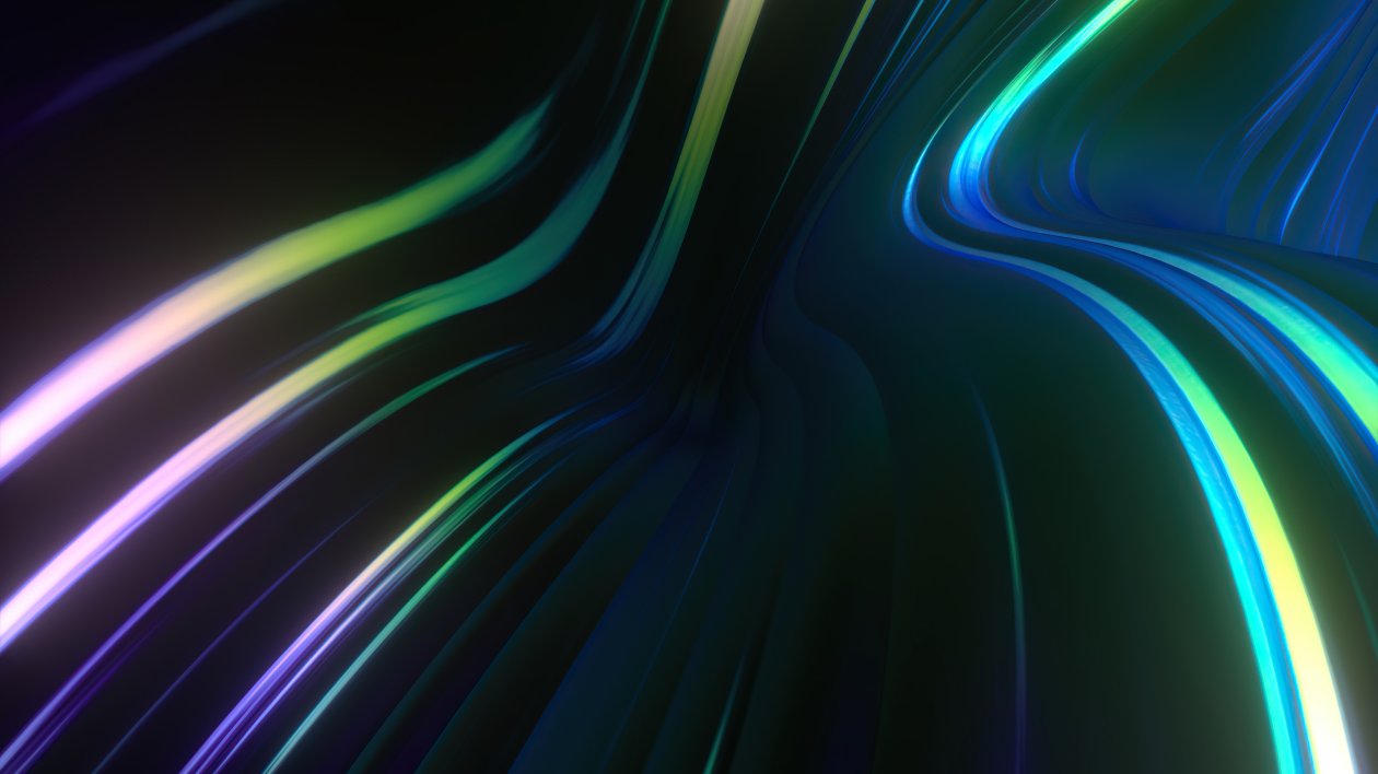 Abstract Colorful Lines Flow 4k