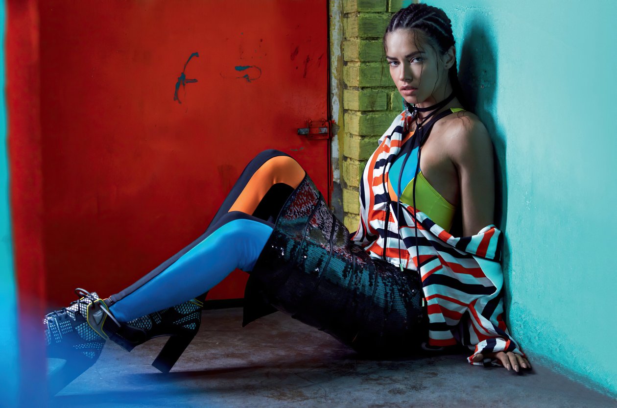 Adriana Lima Vogue Brazil 4k