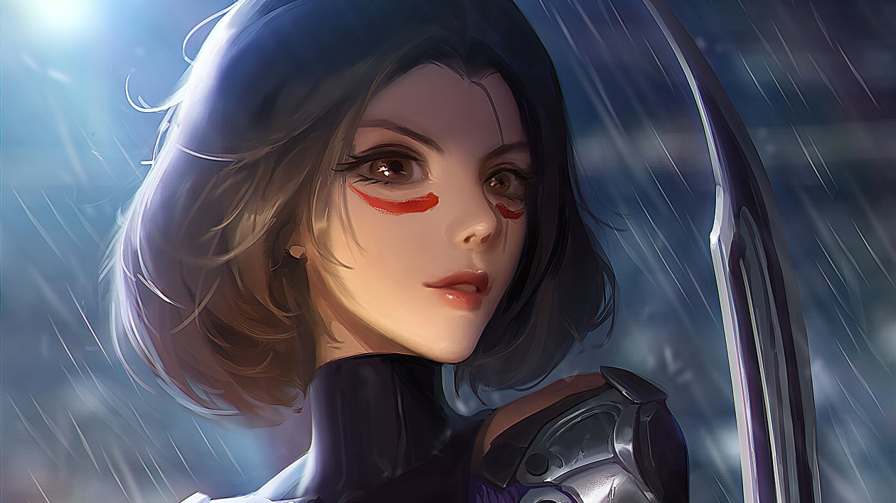 Alita Battle Angel Cyborg 4k