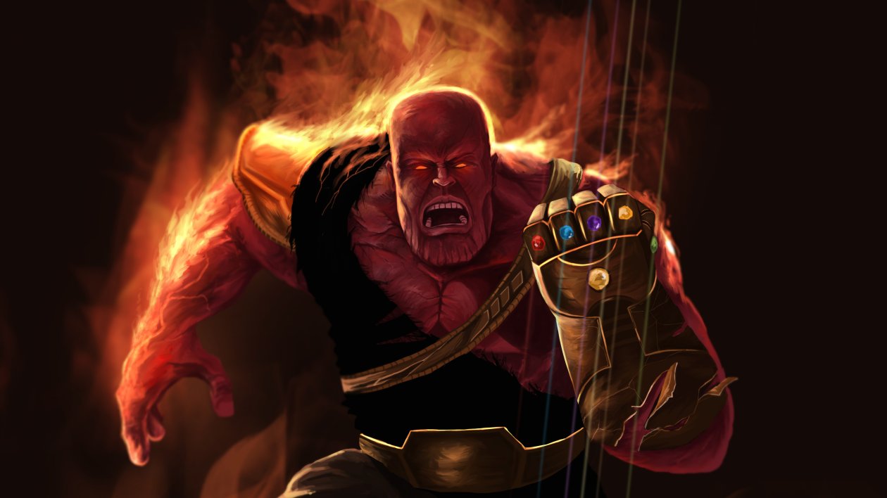 Avengers Endgame Thanos Infinity Gauntlet