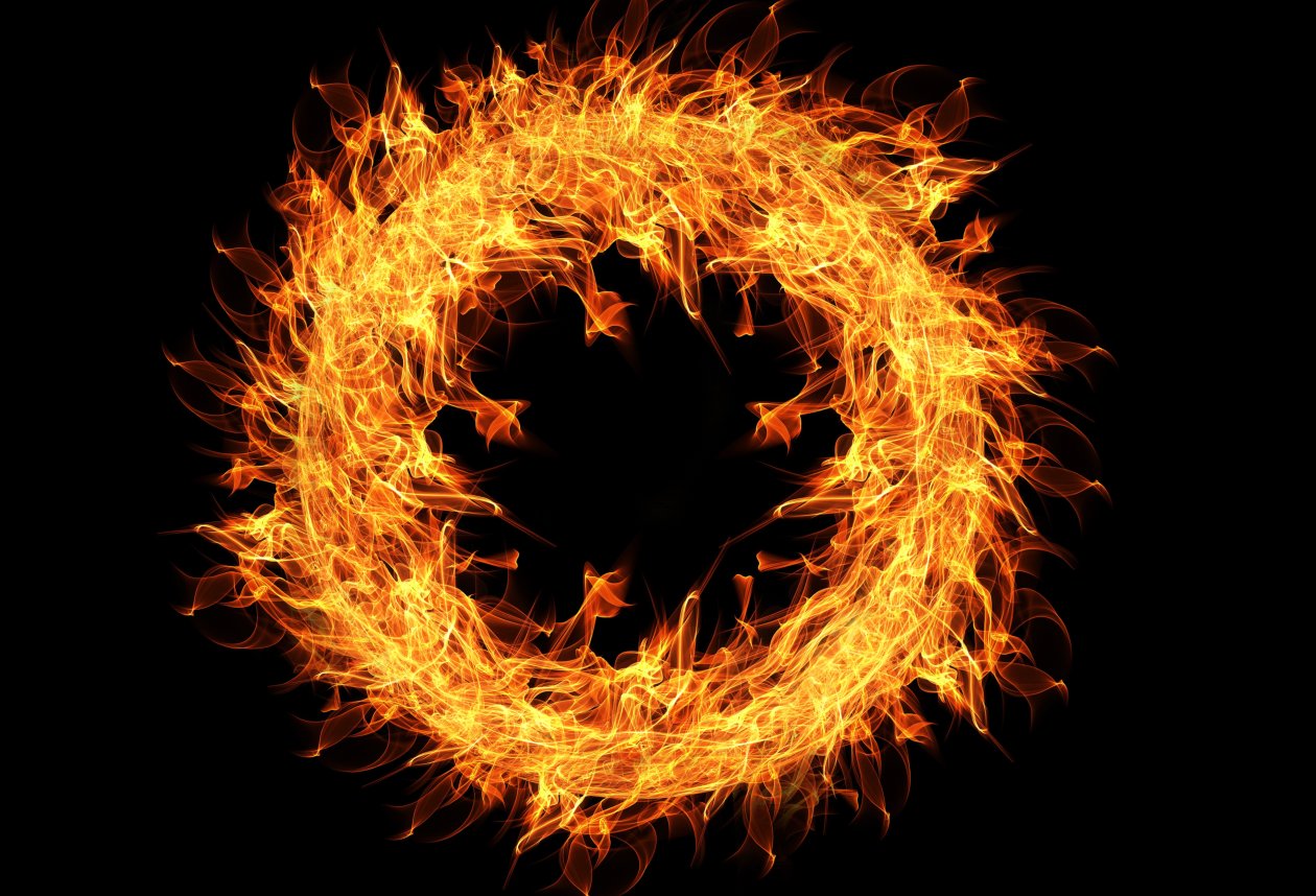 Fire Flame Ring 4k