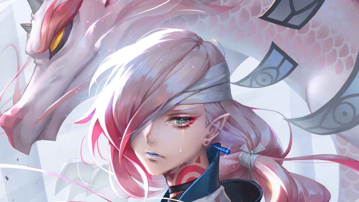 Onmyouji Gone With Wind Dragon 4k