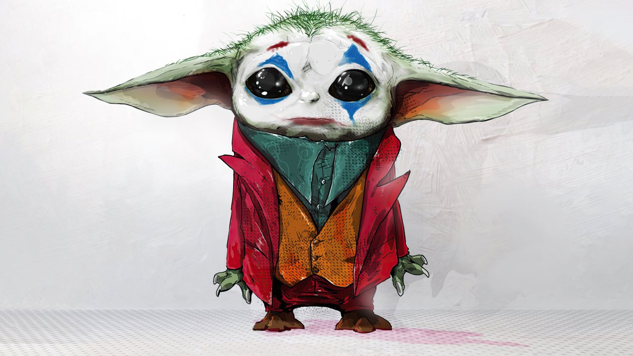 Baby Joker X Yoda