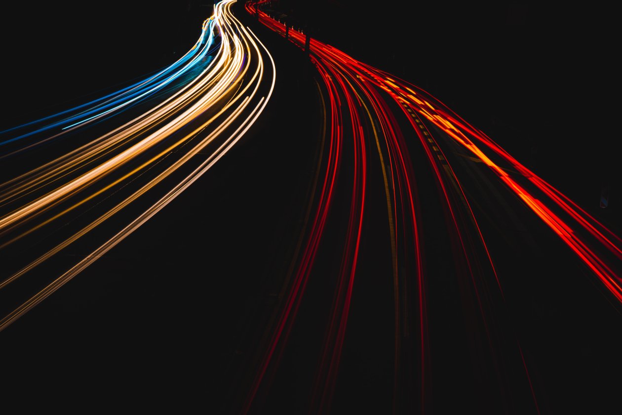 Light Trails On A German Autobahn 5k