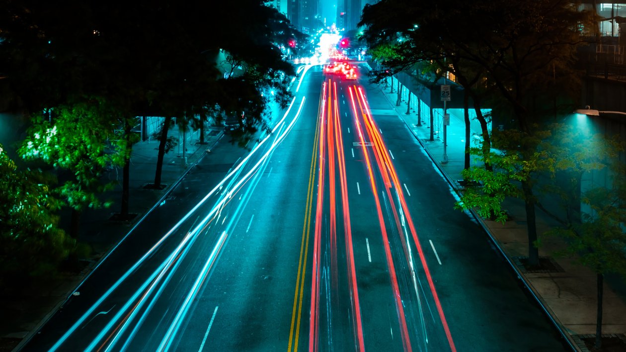 Long Exposure Road4k