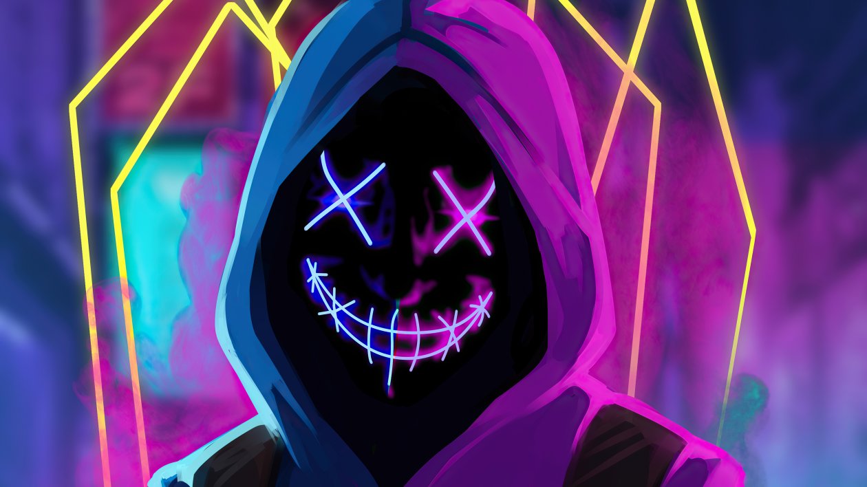 Mask Neon Guy